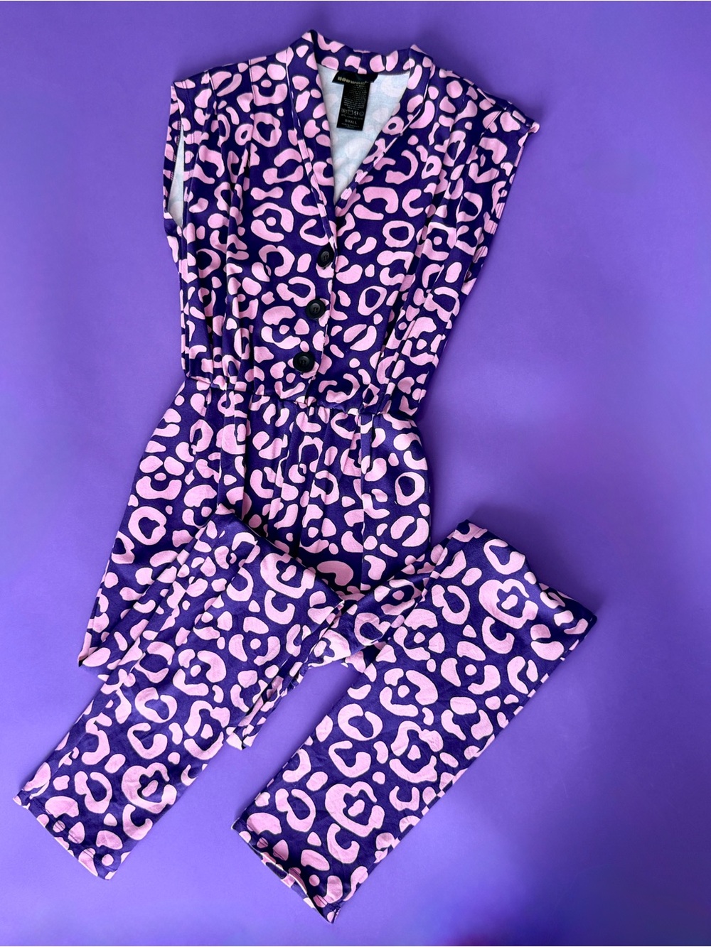 Nooworks "Magic Suit" Cheetah Spot Print
Jumpsuit Size Small - Picture 3 of 8
